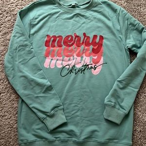 Christmas crew neck lightweight sweatshirt. Brand new